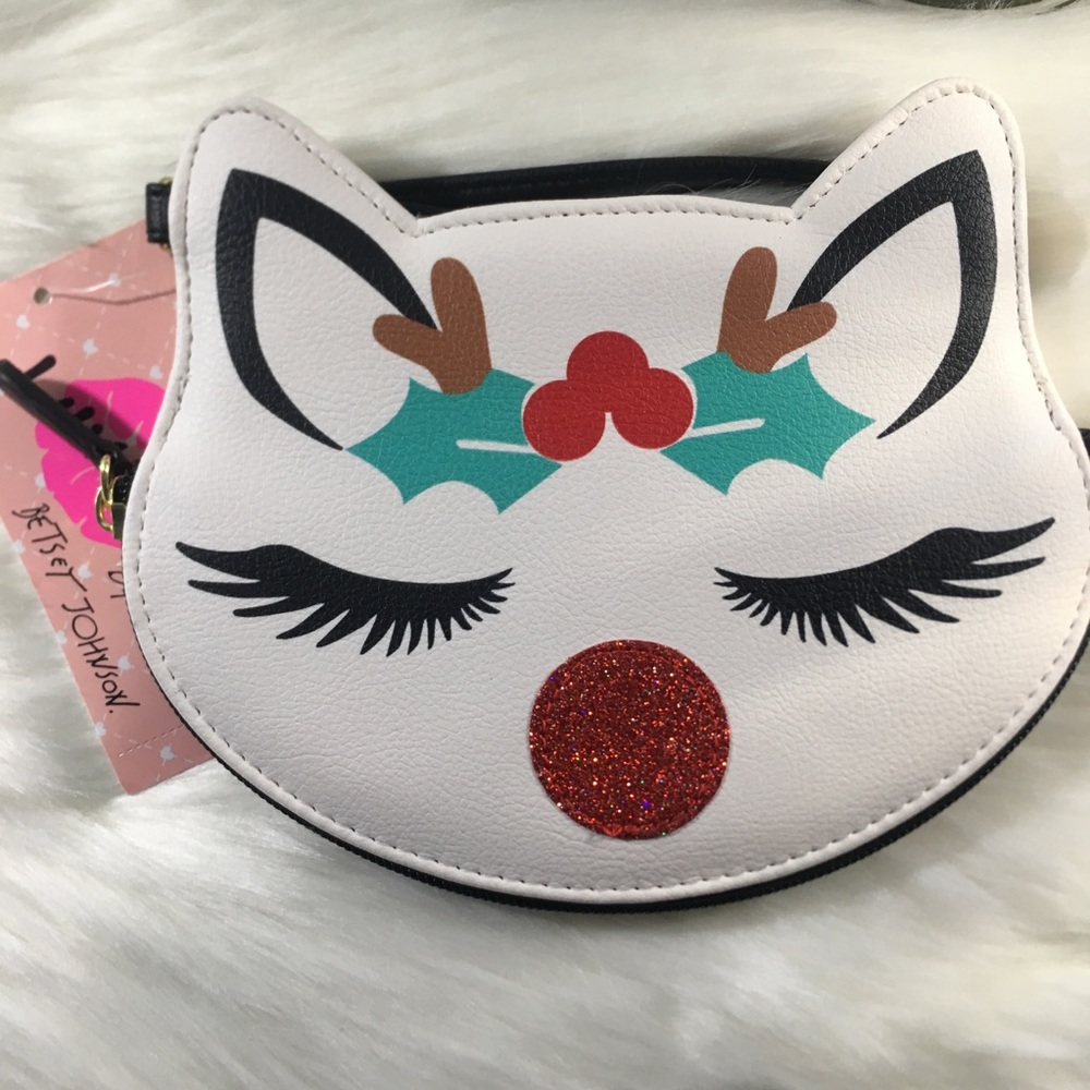Betsey Johnson Reindeer Coin Purse/Wristlet 🎄